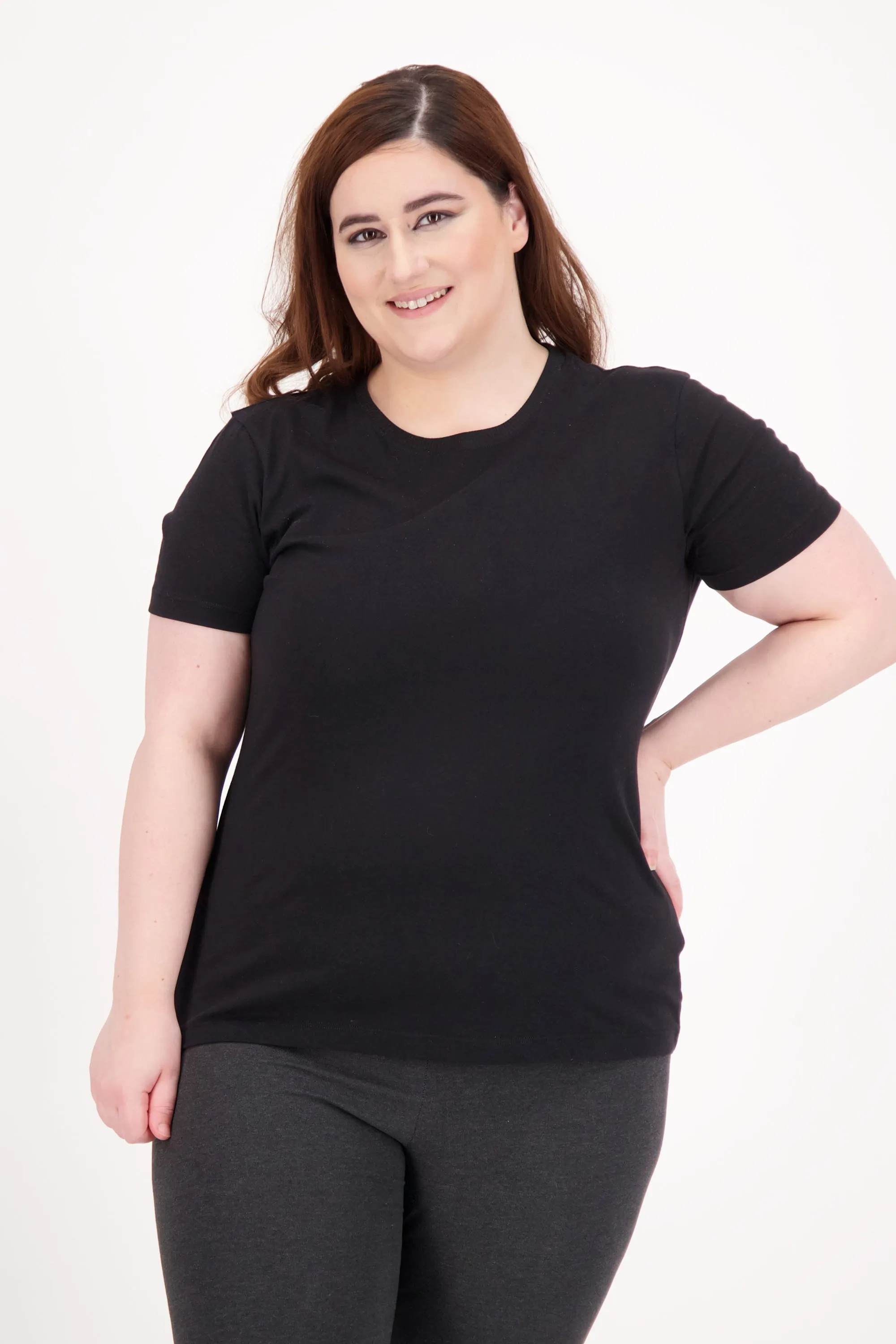 3-Pack Women's Short Sleeve Sky Blue-White-Black | Organic Cotton, Fair Trade & Timeless