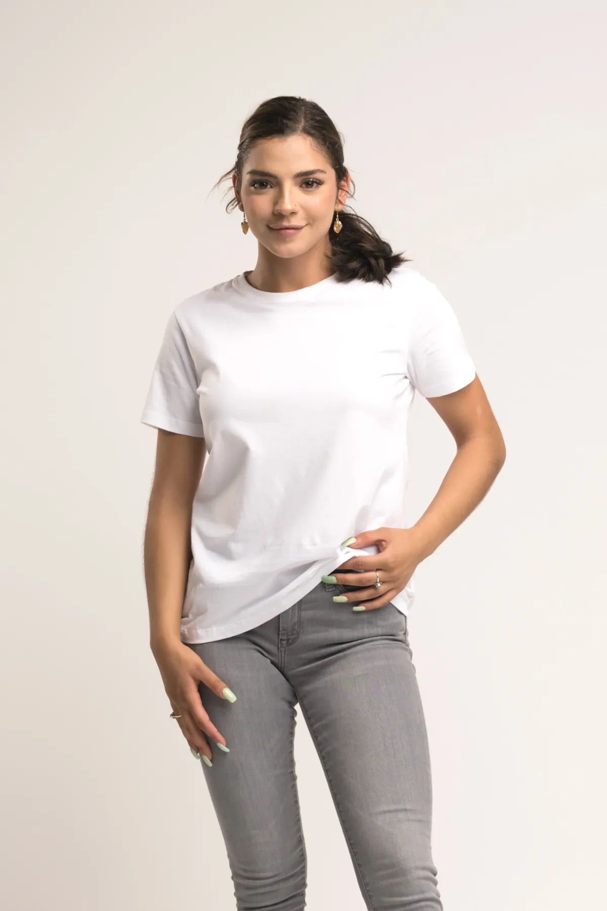 3-Pack Women's Short Sleeve Sky Blue-White-Black | Organic Cotton, Fair Trade & Timeless
