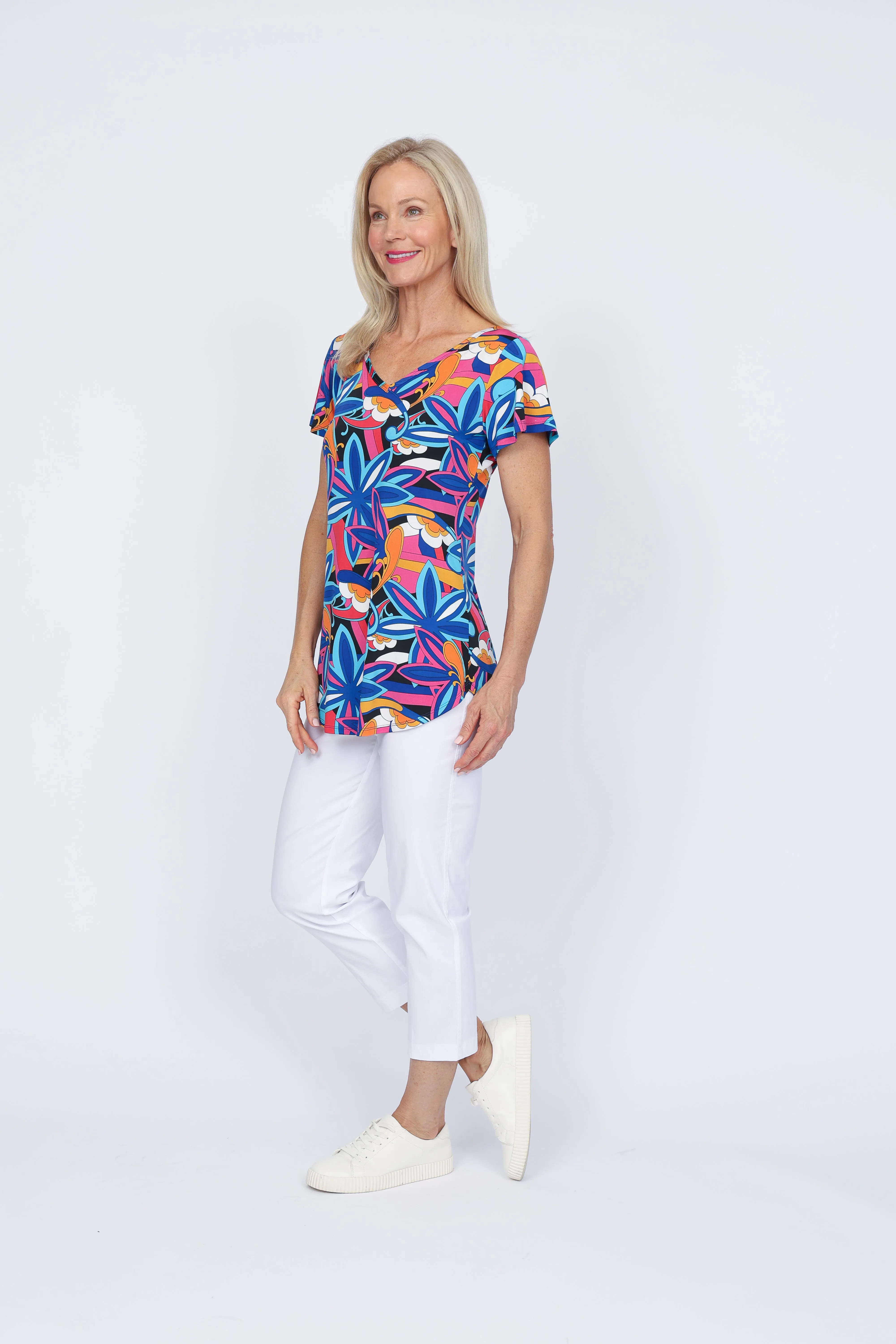 5249 Two Way Top - Martini Pink