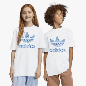 adidas Girls Short Sleeve Tee White