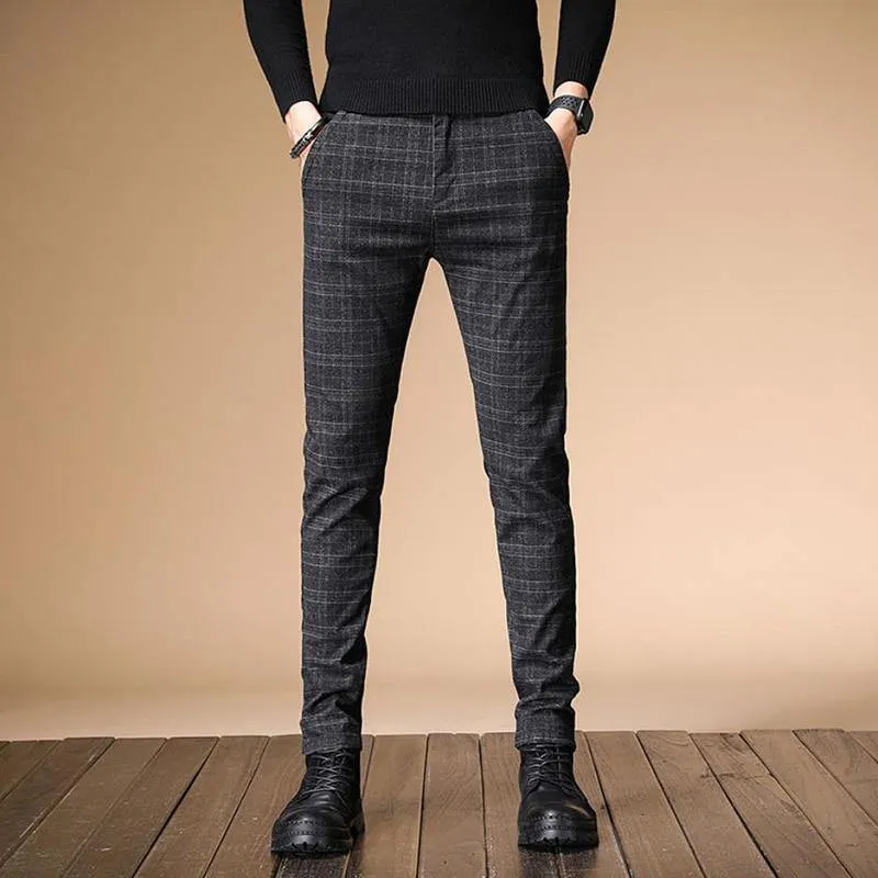 Autumn Upscale Men's Classic Thick Cotton Pants