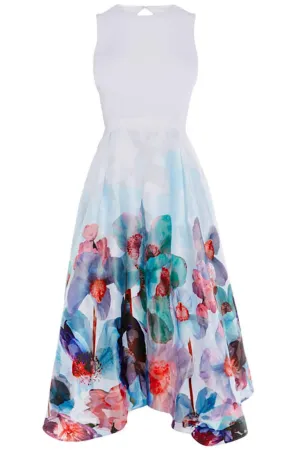 Azure Orsay Midi Dress