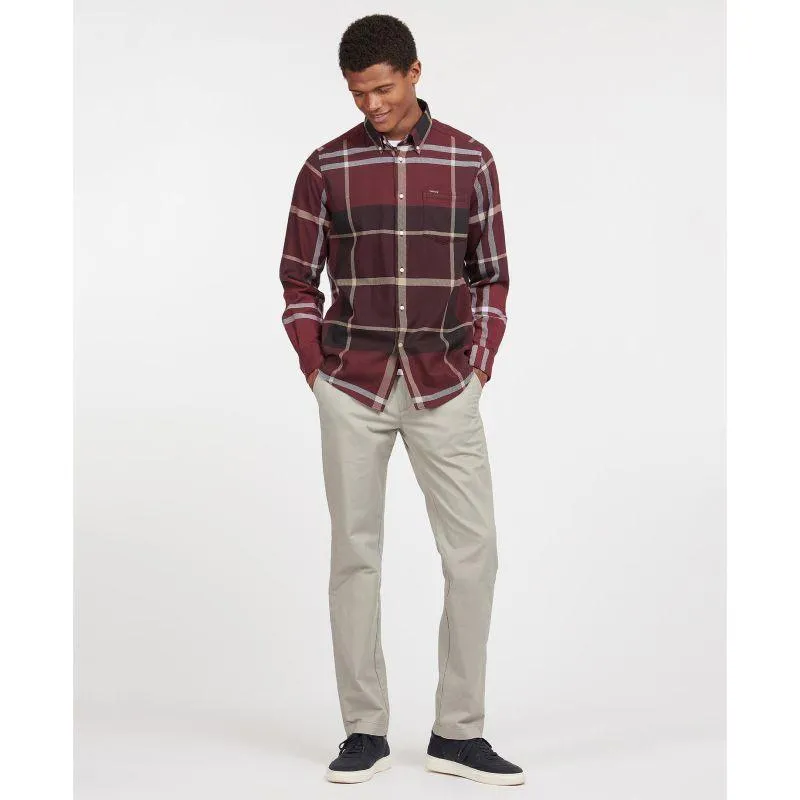 Barbour Dunoon Mens Tailored Shirt - Winter Red