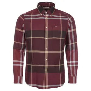 Barbour Dunoon Mens Tailored Shirt - Winter Red