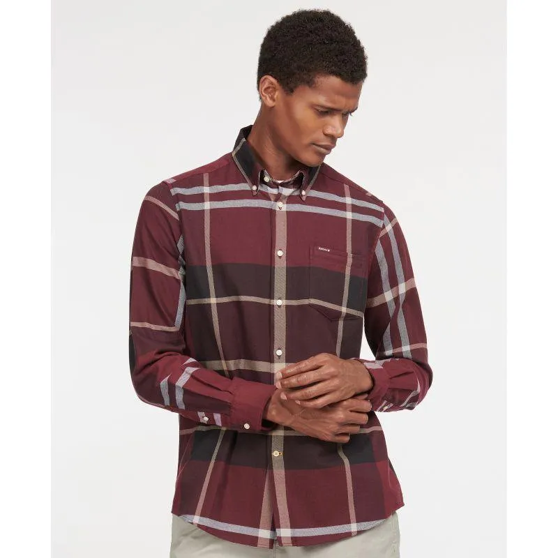 Barbour Dunoon Mens Tailored Shirt - Winter Red