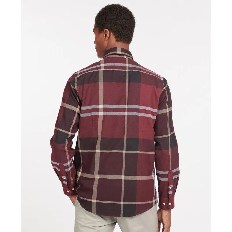 Barbour Dunoon Mens Tailored Shirt - Winter Red