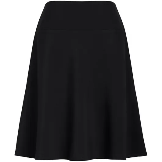 Biz Corporates Womens Bandless Flared Skirt (20718)