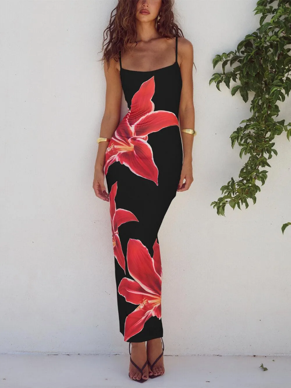 BlossomLux Women's Floral Maxi Dress  Lightweight, Stylish, and Elegant