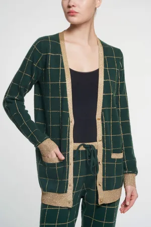Cardigan C1 C10 Violet Green
