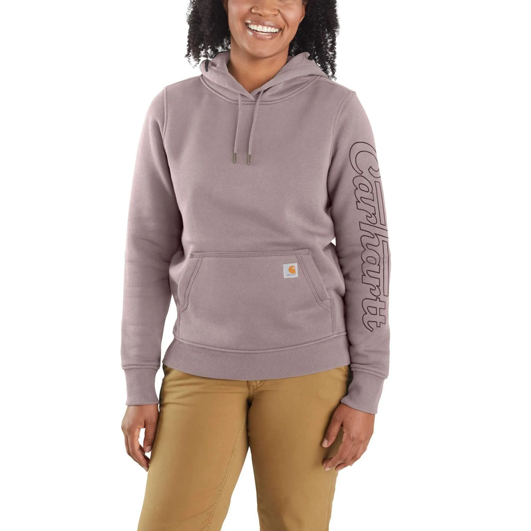 Carhartt Womens Rain Defender Relaxed Fit Promo Graphic Hoodie 105996