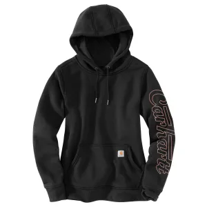 Carhartt Womens Rain Defender Relaxed Fit Promo Graphic Hoodie 105996