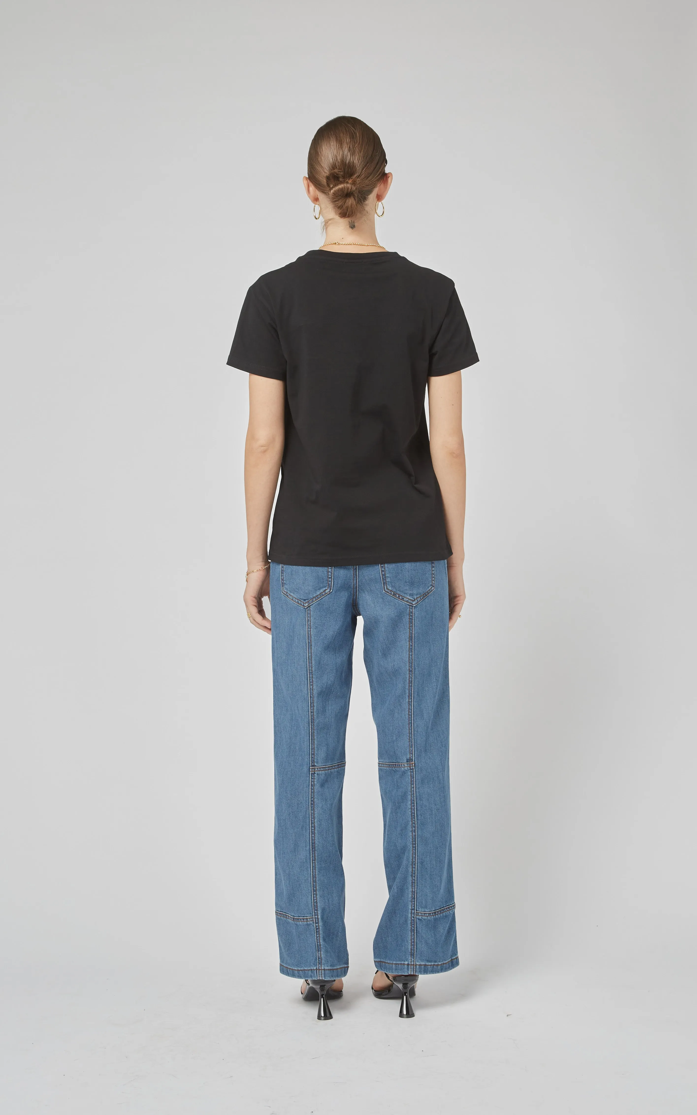 Clare Black Tee