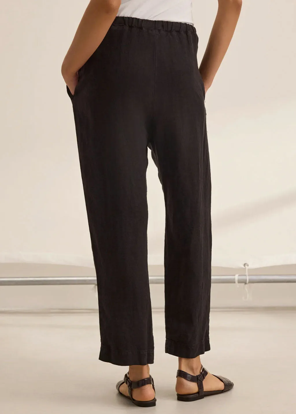 Clee Heavy Linen Pant | V