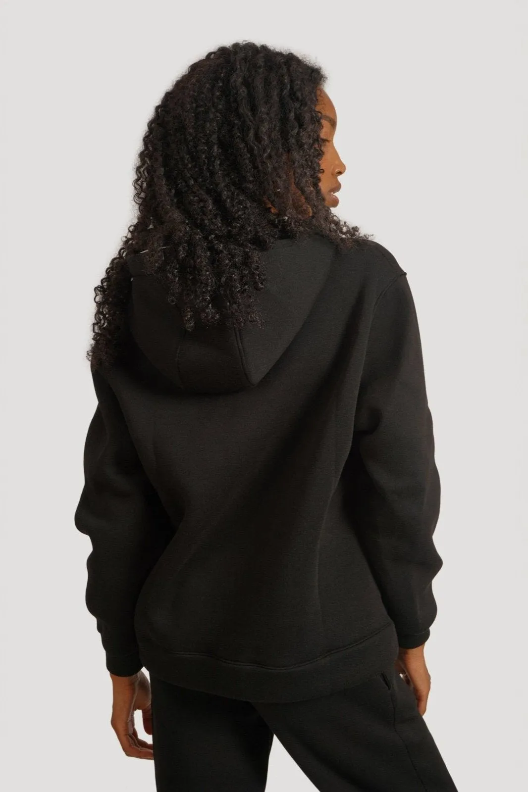 Cotton Button Up Hoodie & Jogger Set