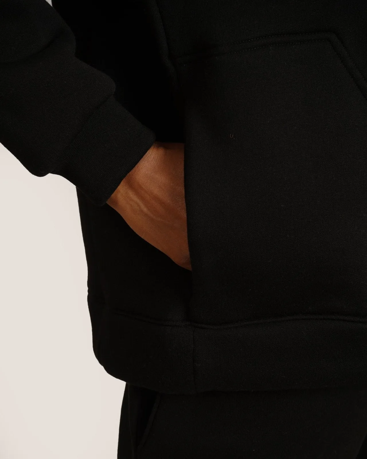 Cotton Button Up Hoodie & Jogger Set