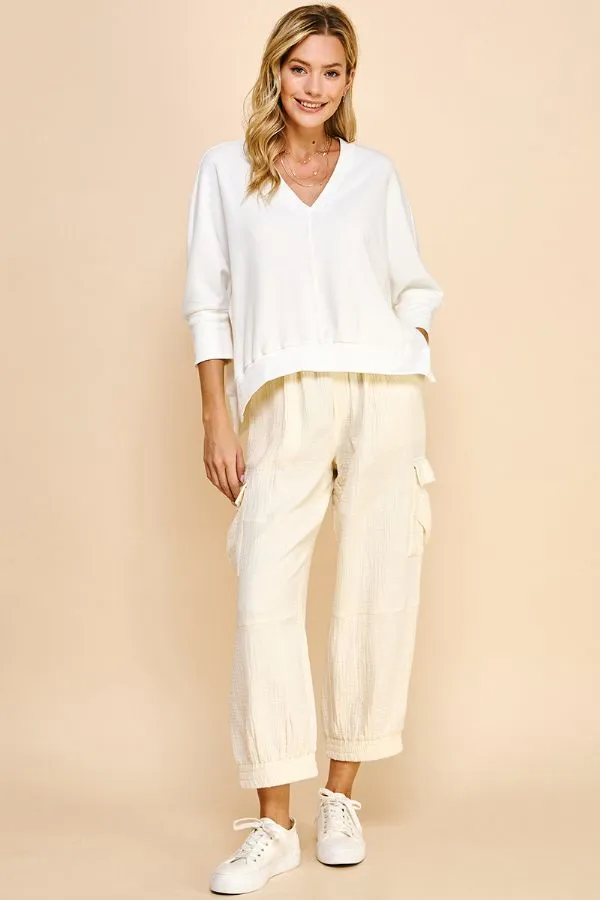 Cropped Cargo Pants