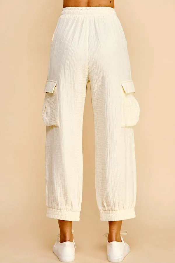 Cropped Cargo Pants