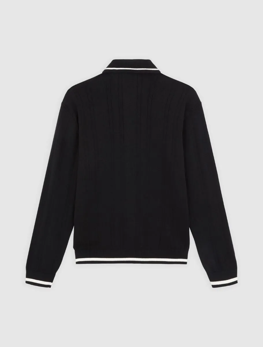 DICKIES | Lewistown Full-Zip Cardigan | Black