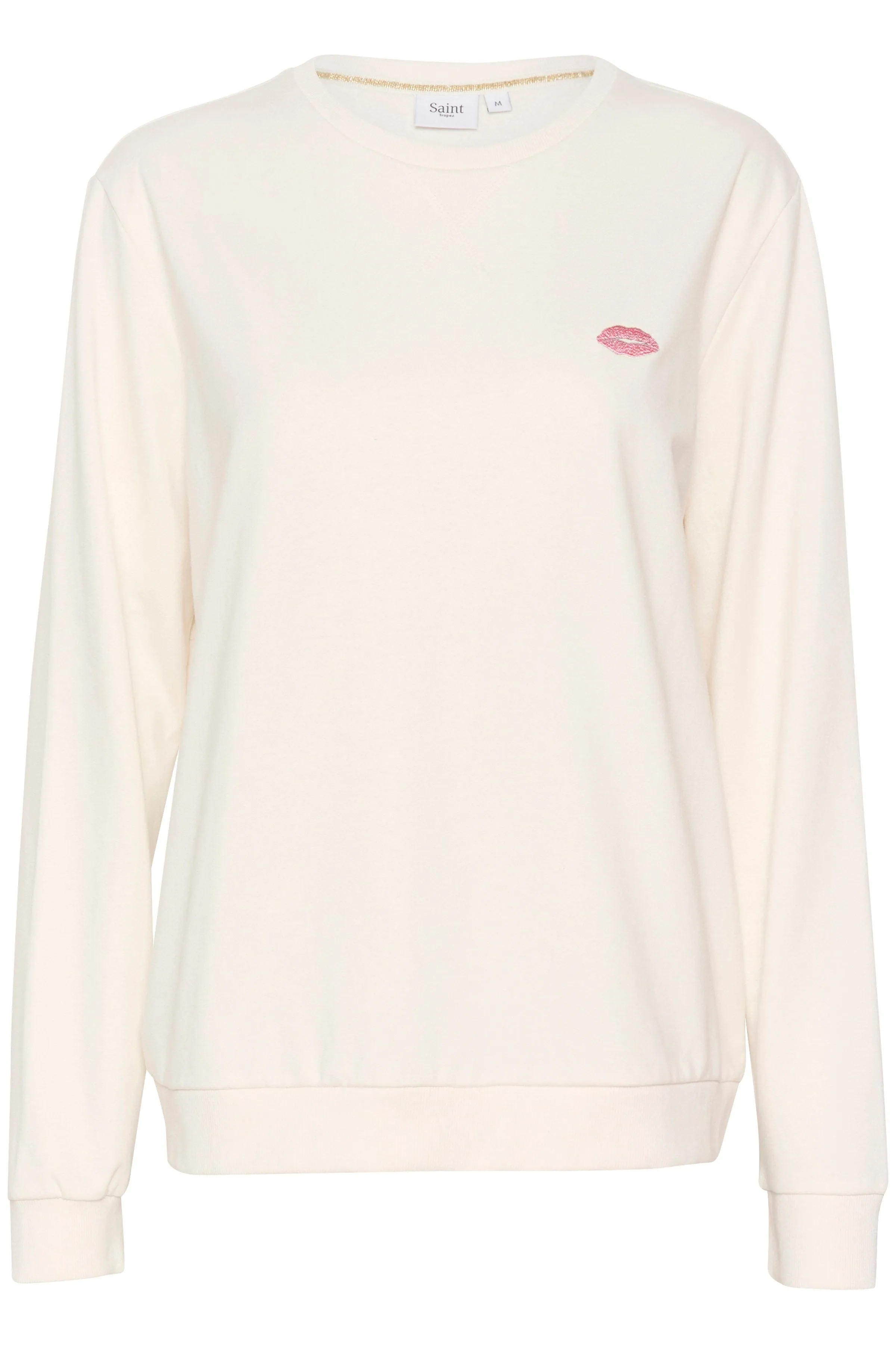 Fanile Embroidered Detail Sweatshirt - Ice