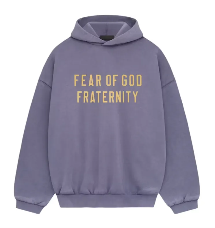 Fear of God Essentials Heavy Fleece Hoodie Lavender