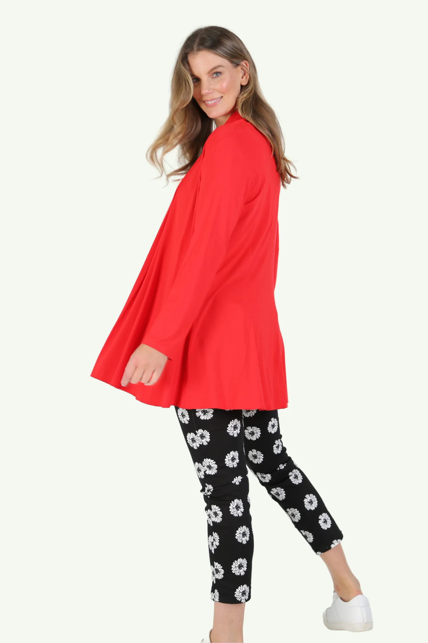 FIORELLA Red Bamboo Cardi