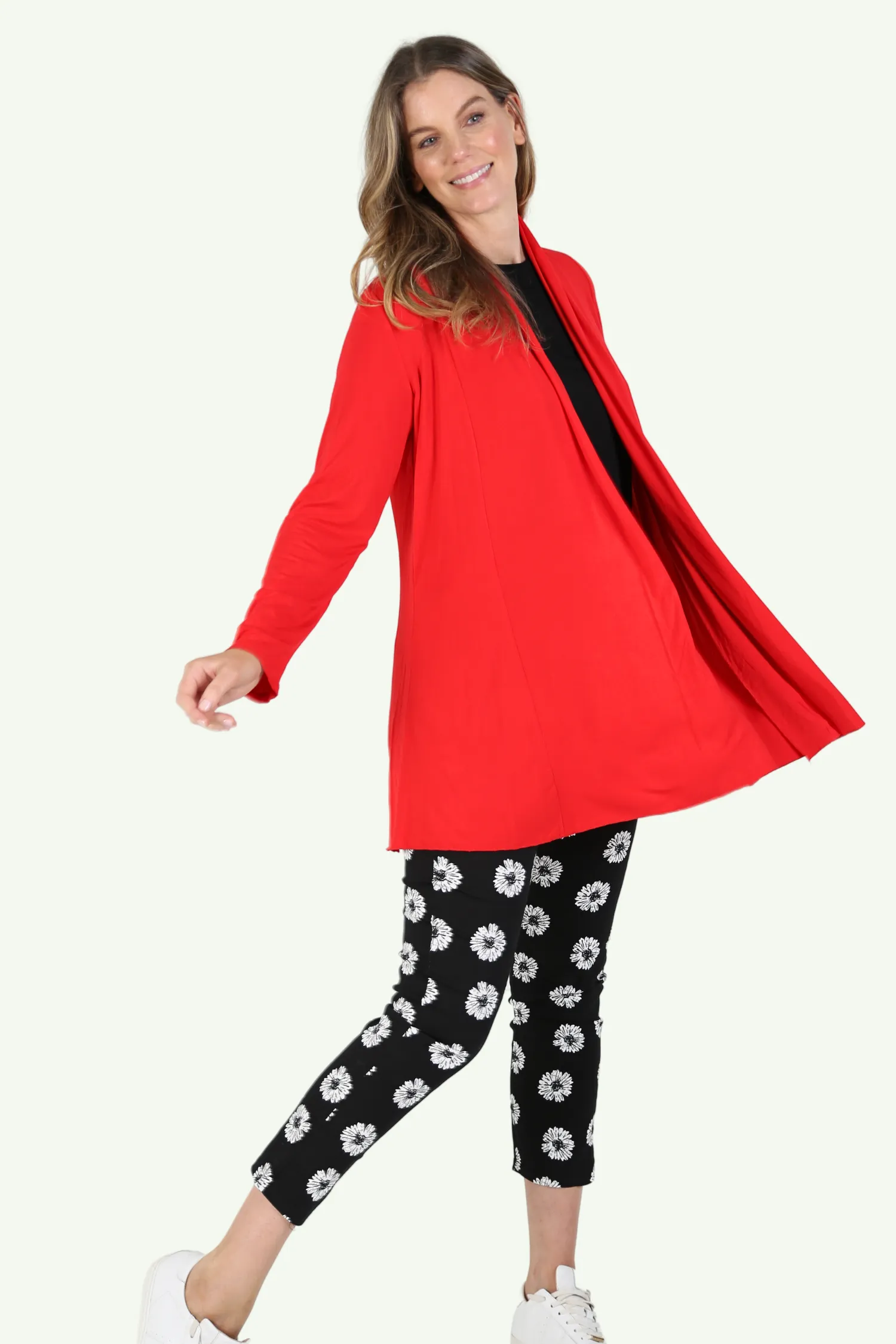 FIORELLA Red Bamboo Cardi
