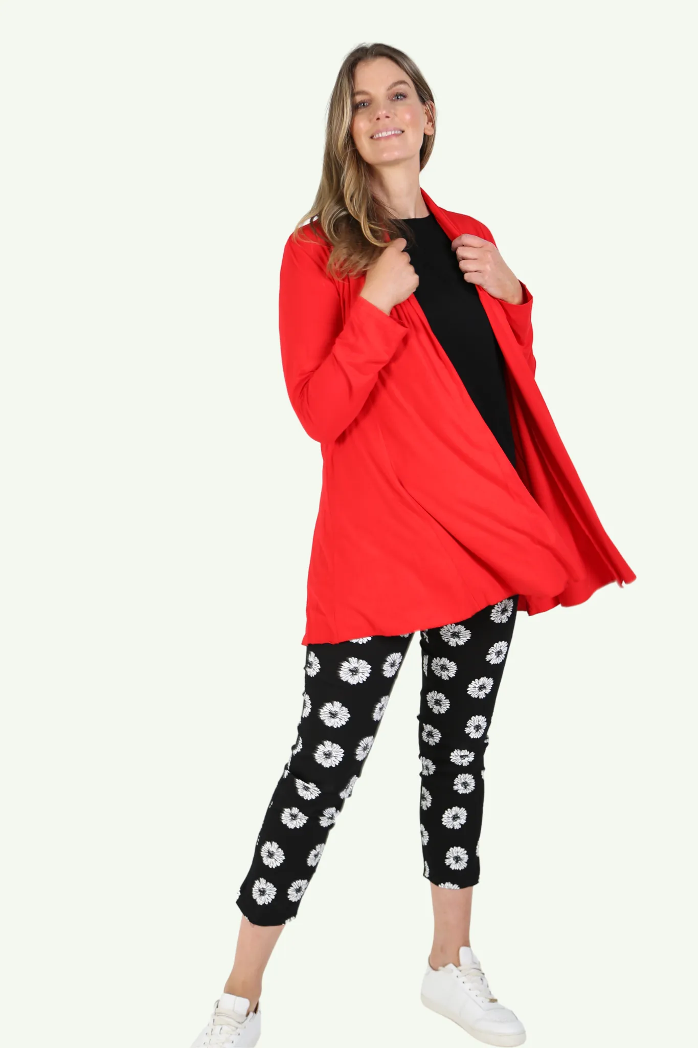 FIORELLA Red Bamboo Cardi