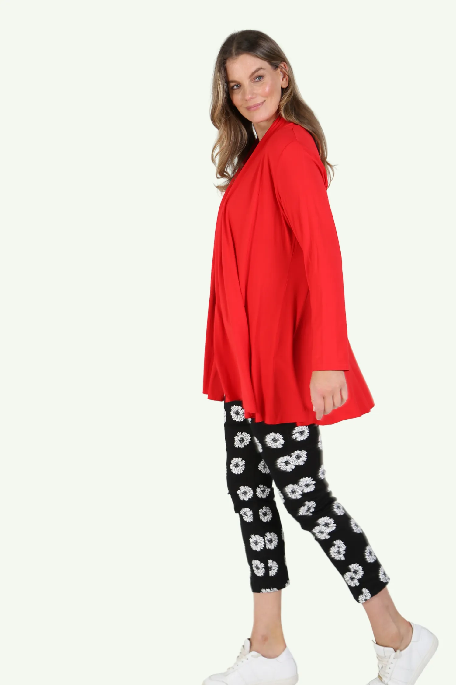 FIORELLA Red Bamboo Cardi
