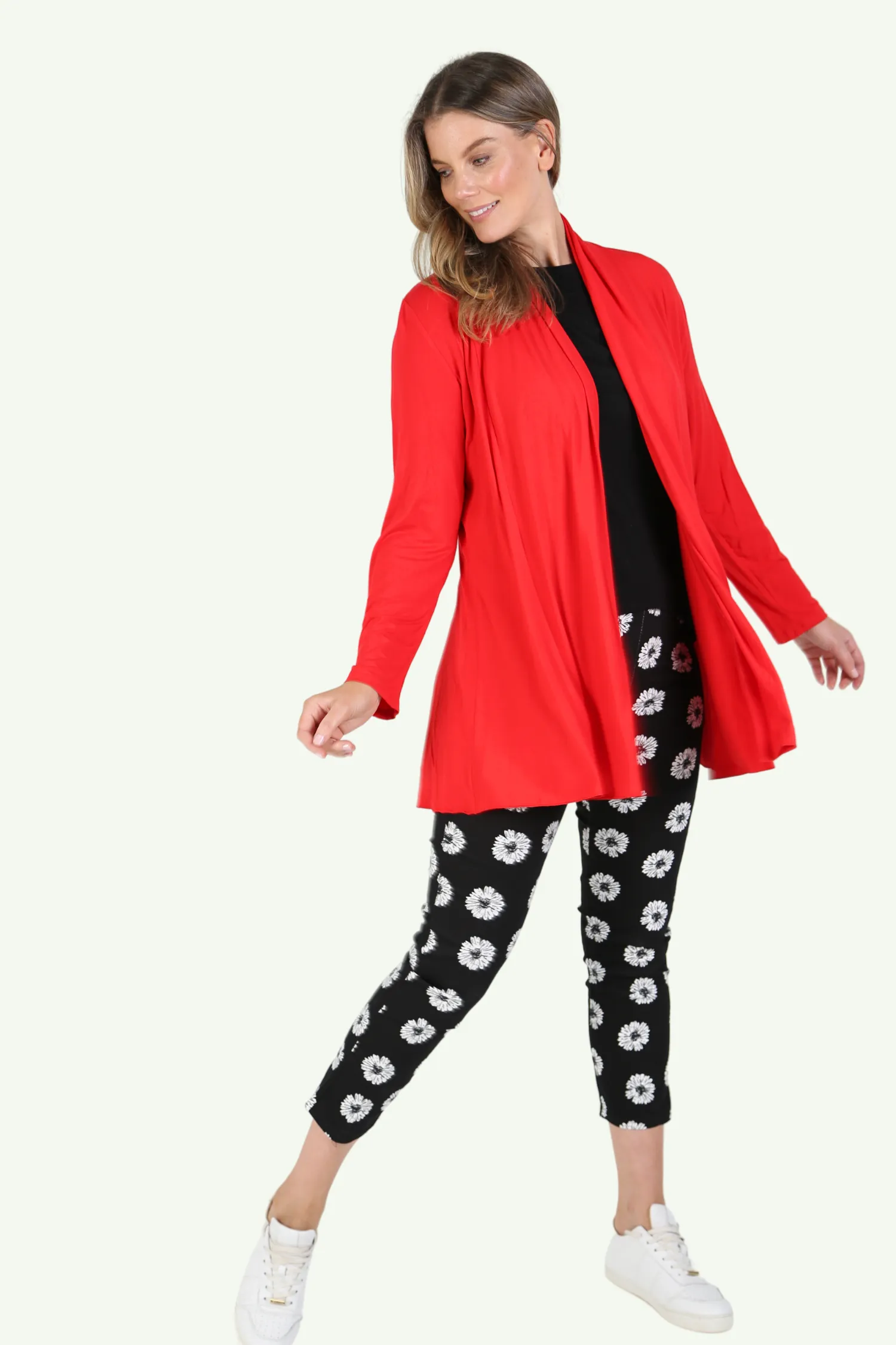 FIORELLA Red Bamboo Cardi