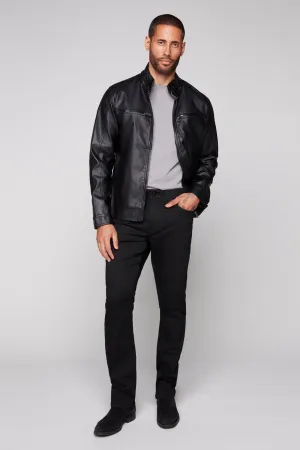 FRANKIE (3035 Series) - 5 Pocket Straight Fit French Terry - Black