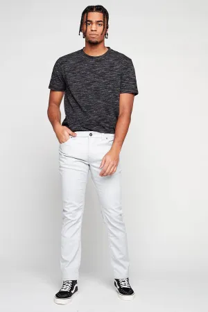 FRANKIE (3035 Series) - 5 Pocket Straight Fit French Terry - Frost Blue