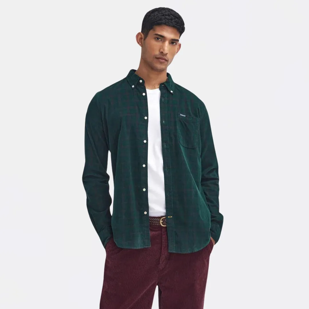 Harthill Tailored Long-Sleeved Cord Shirt