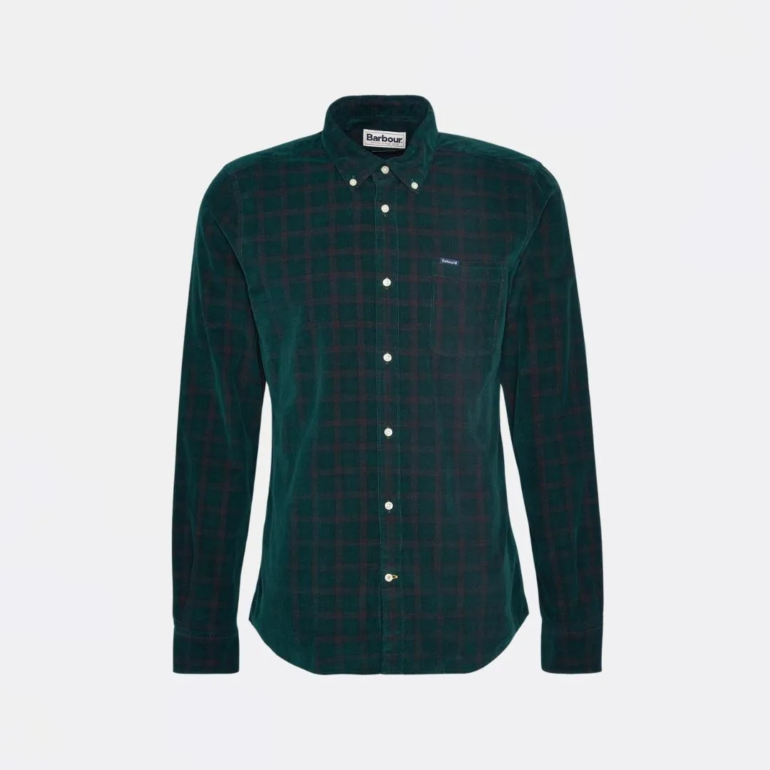 Harthill Tailored Long-Sleeved Cord Shirt