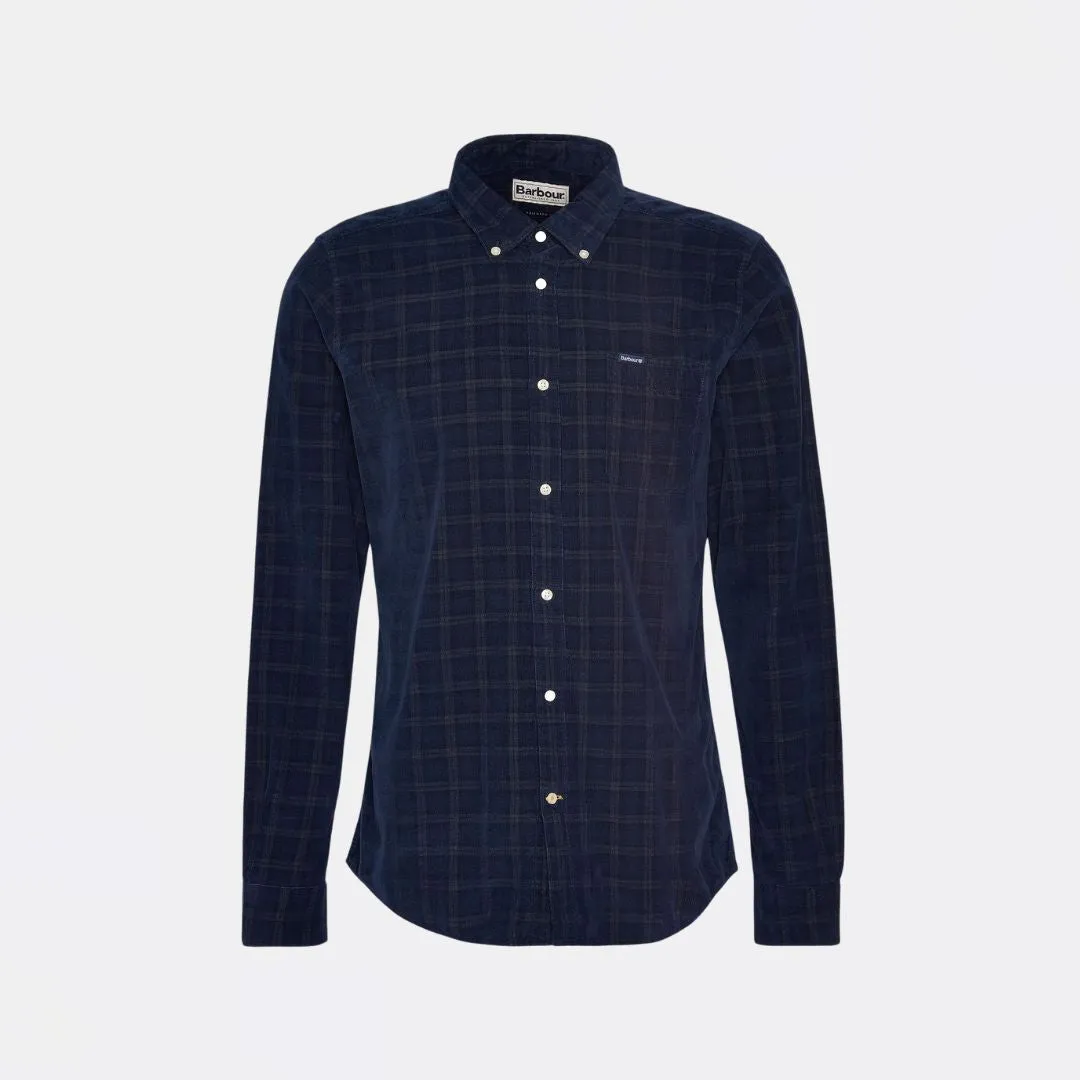 Harthill Tailored Long-Sleeved Cord Shirt