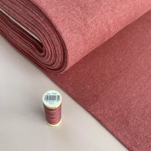 Henna Melange Tubular Cuff Ribbing Fabric