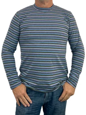 Lapland Stripe Cotton L/S Tee - Multi