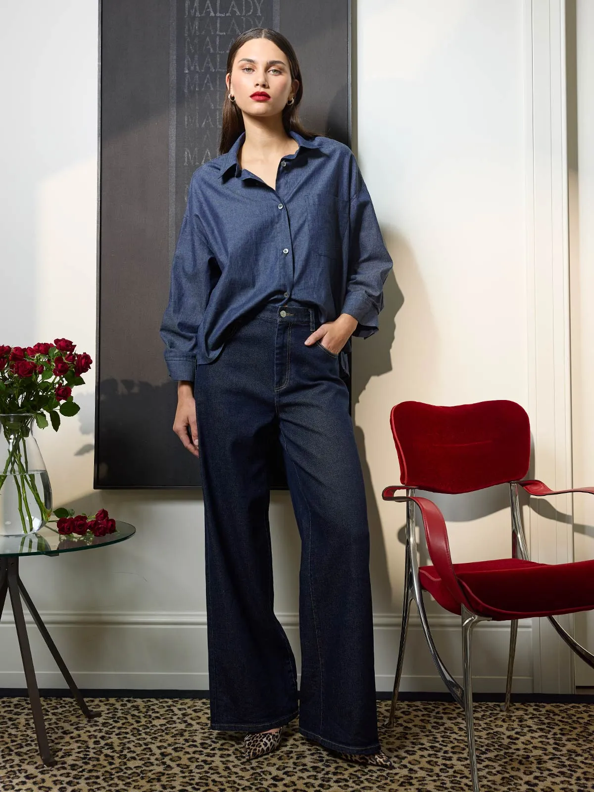 Madison Jean Dark Wash Sills