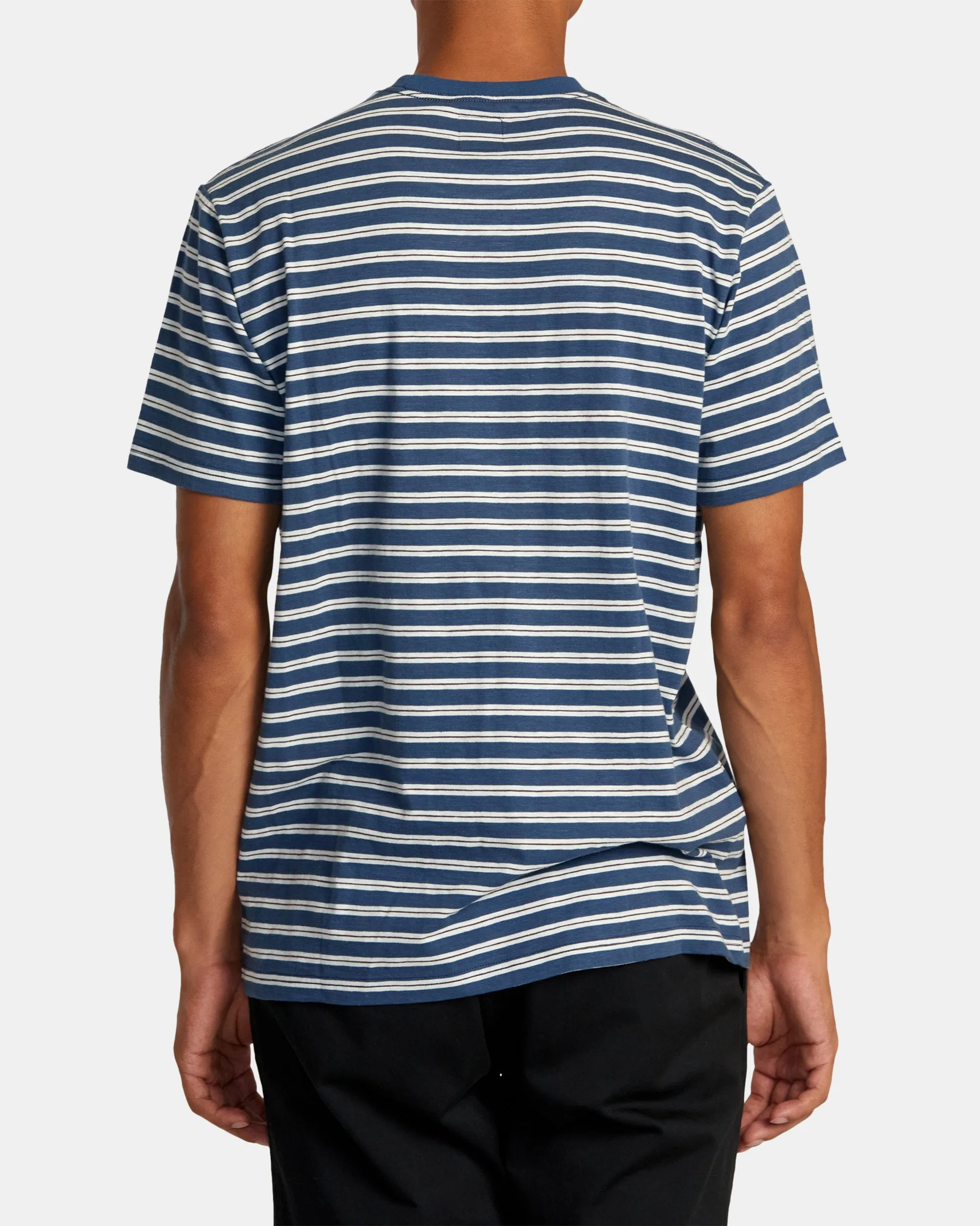 Magnolia Crew Short Sleeve Knit - Dark Denim