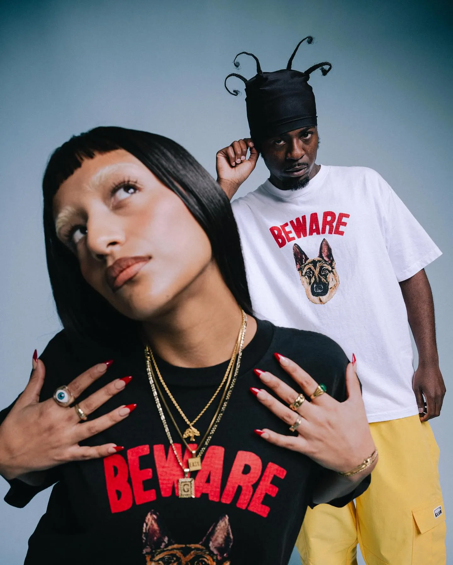 Market Studios Beware Sign Tee