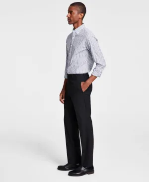 Michael Kors Mens Classic fit Dress Pants 42 / 32 Black Solid