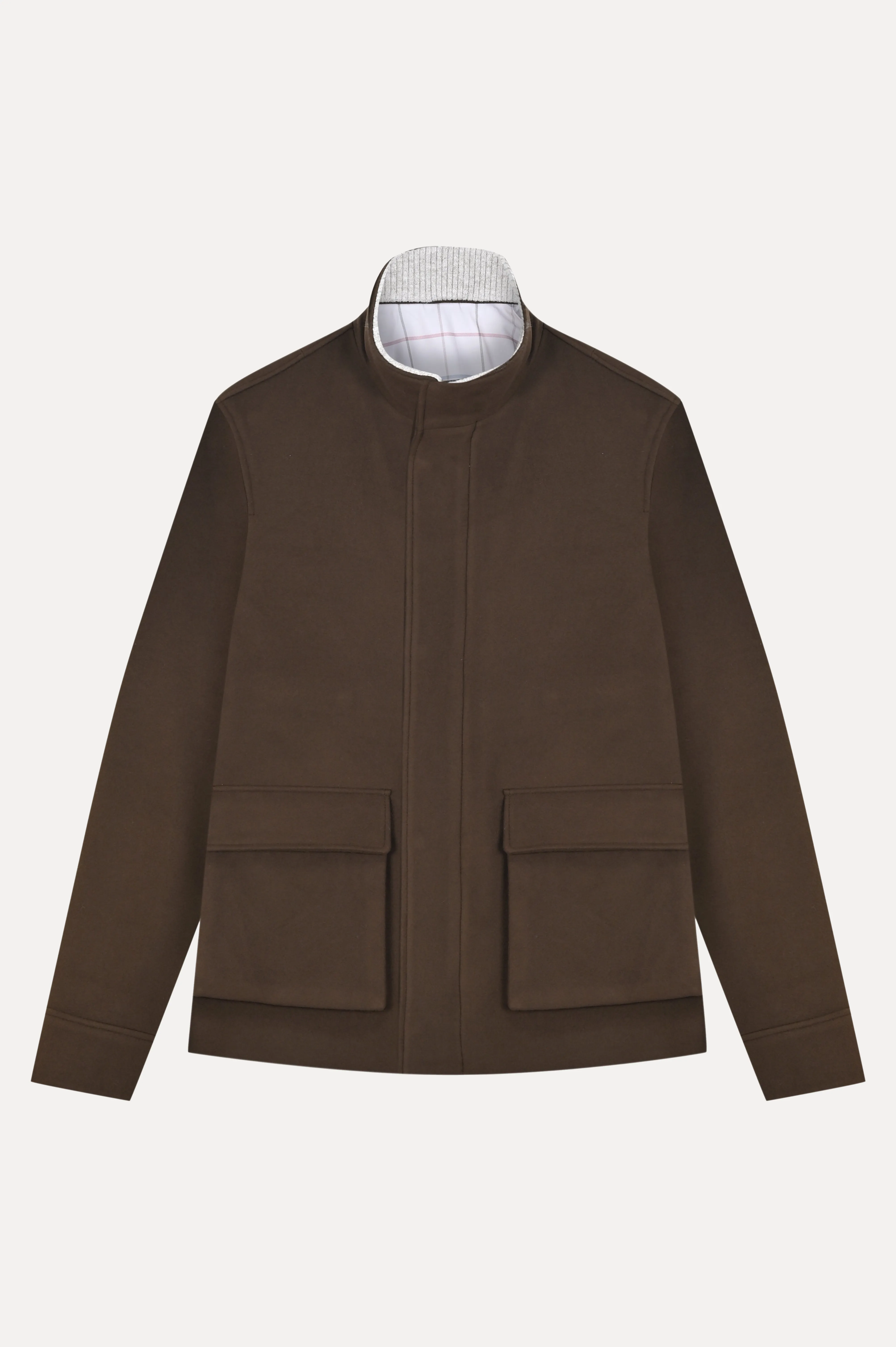 Military Rex Collar Wool Coat