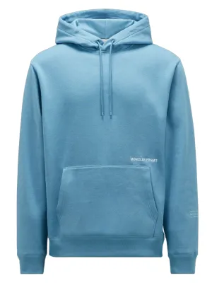 MONCLER GENIUS X 7 MONCLER FRGMT HIROSHI FUJIWARA Fleece Hoodie Blue