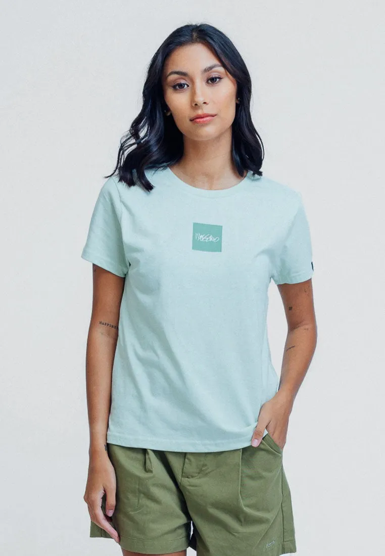 Mossimo Amethyst Fog Green Classic Fit Tee