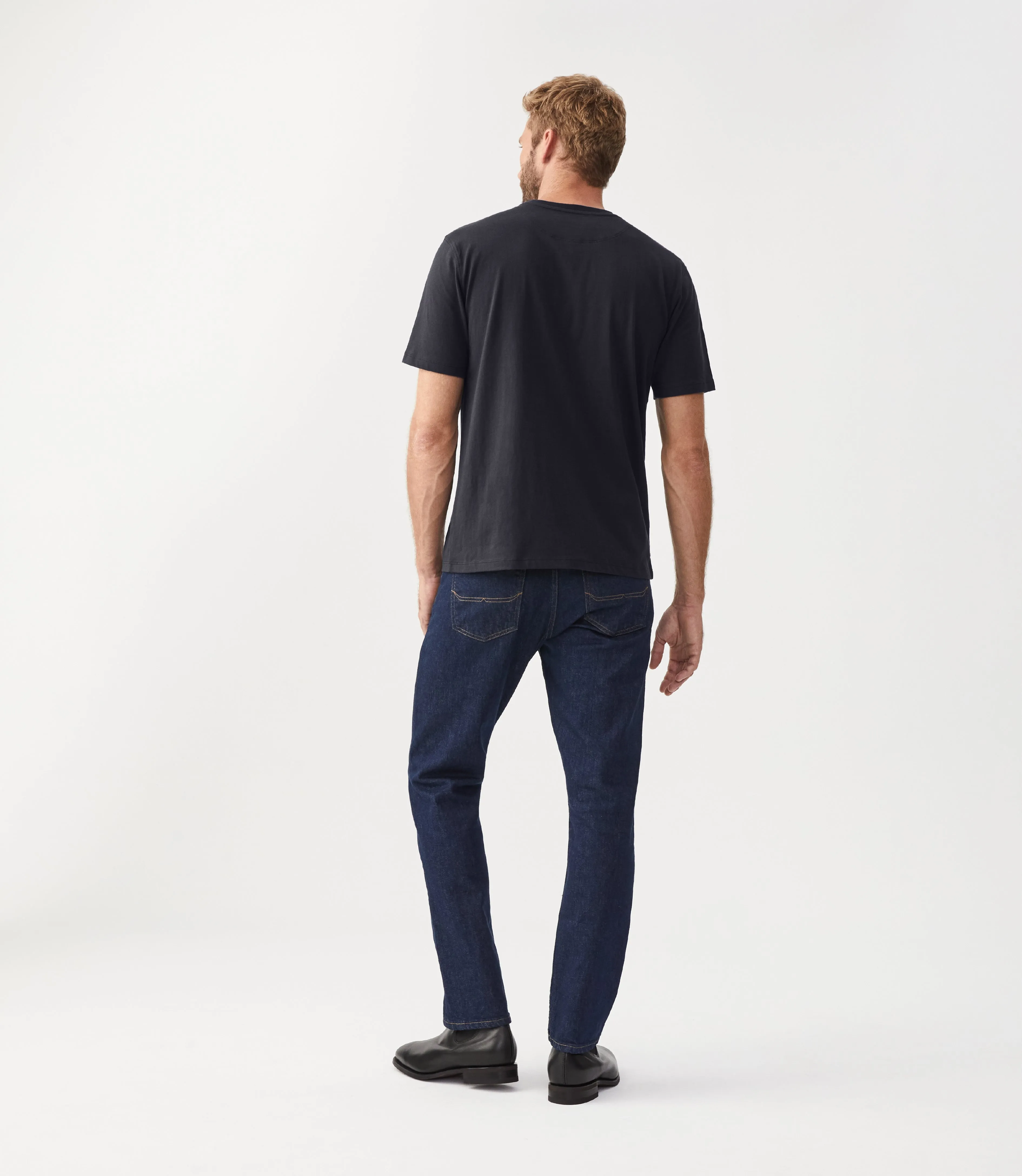 Parson T-Shirt - Navy/Chestnut