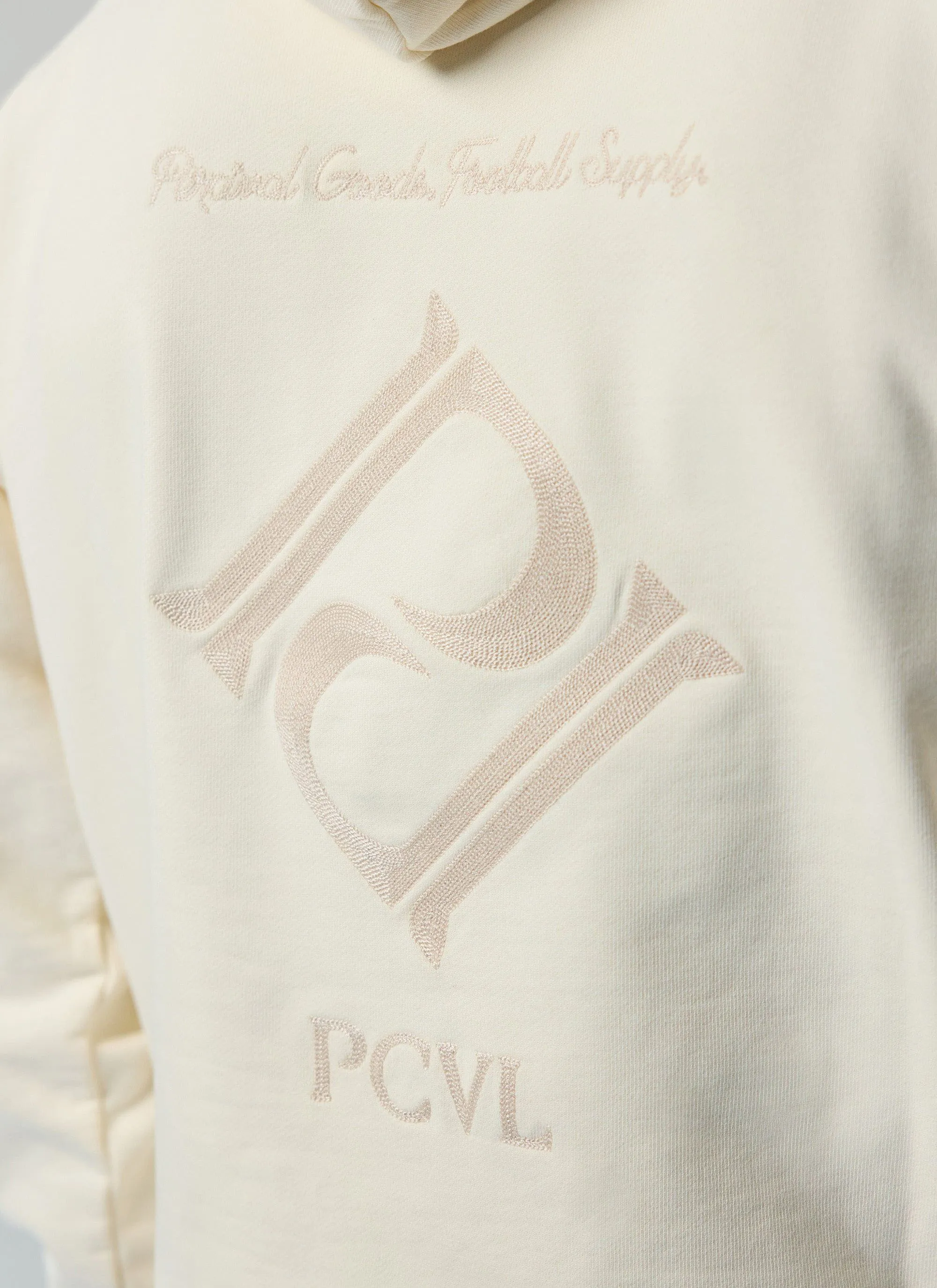PCVL Hoodie | Cotton | Ecru