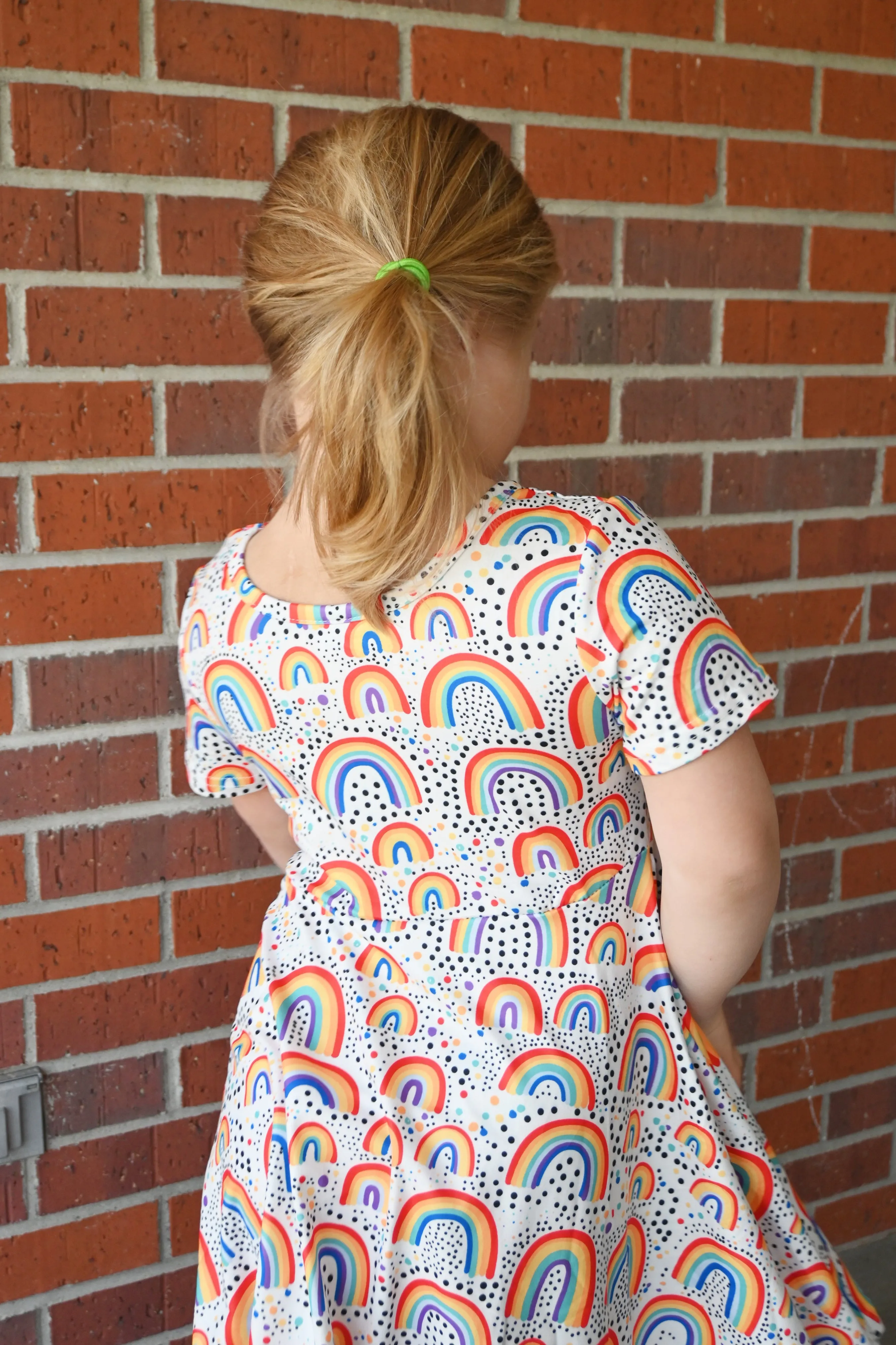 Polka Dot Rainbow Dress