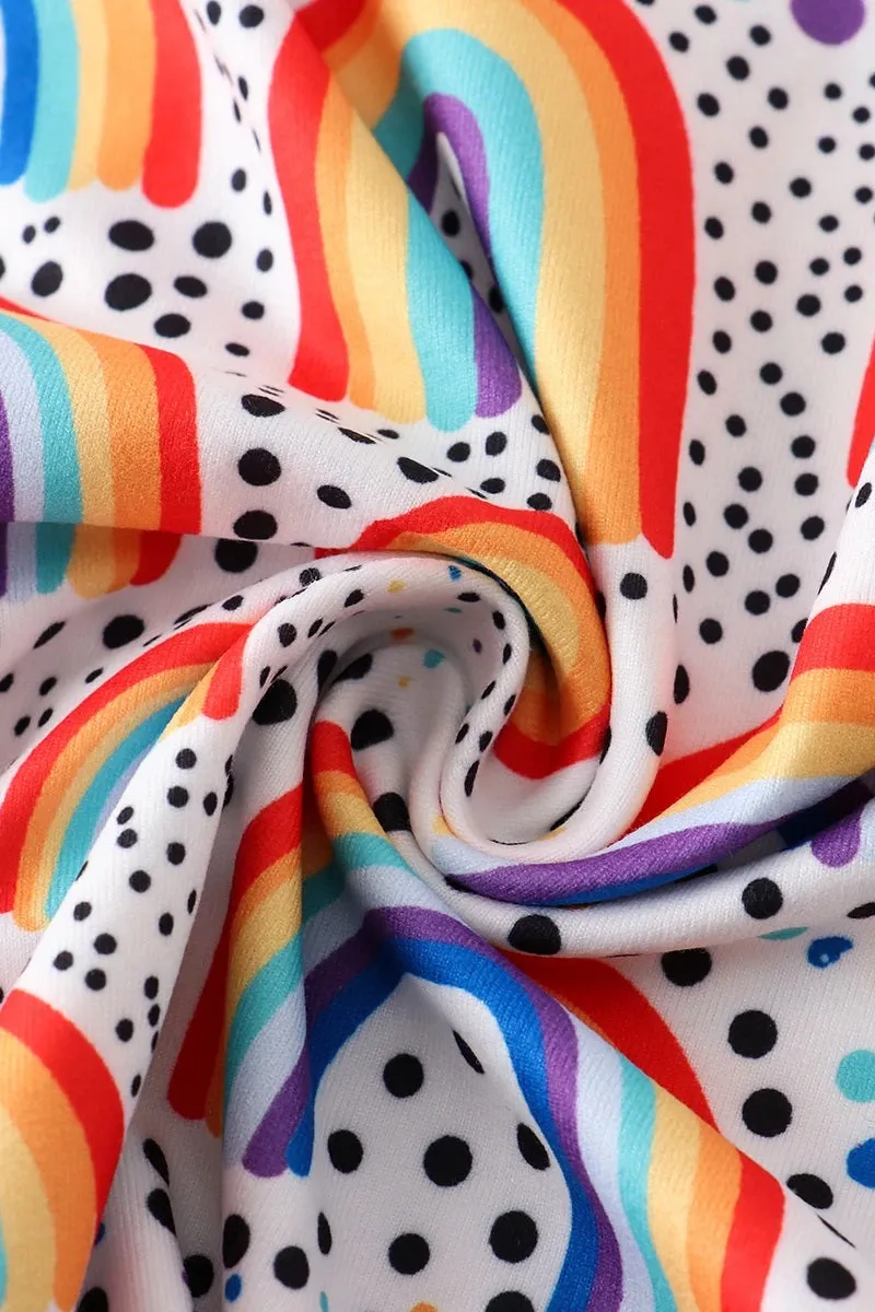 Polka Dot Rainbow Dress
