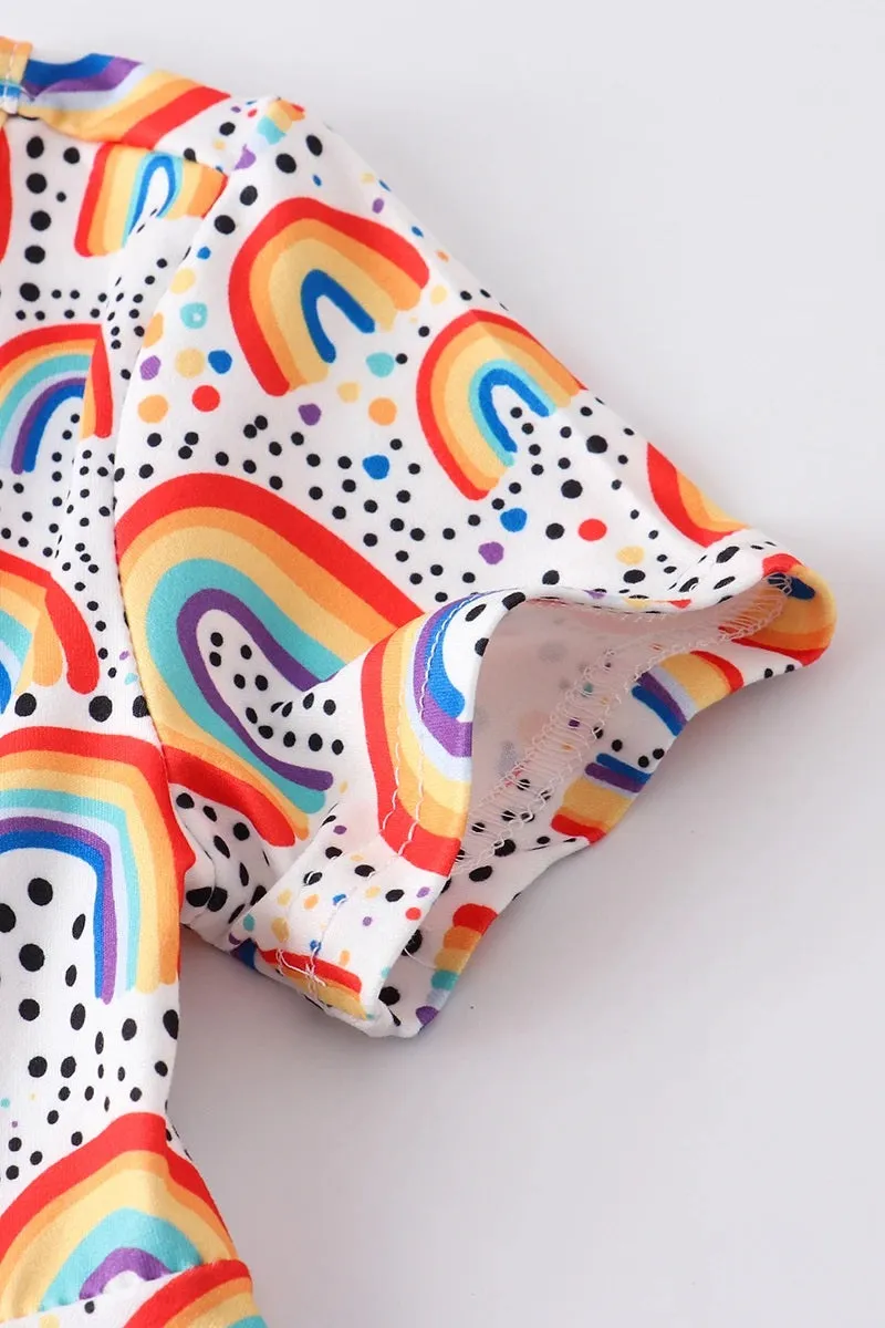 Polka Dot Rainbow Dress