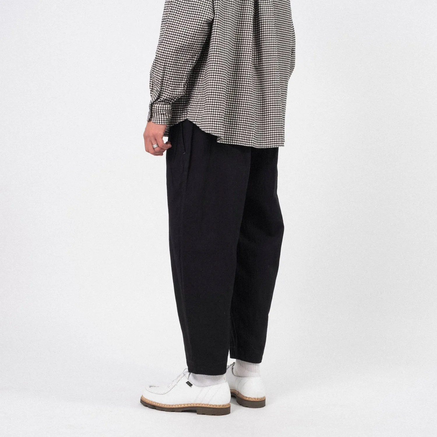 [PORTER CLASSIC] CLASSIC DENIM BEBOP PANTS _ BLACK