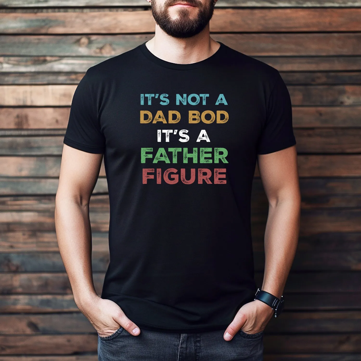"Father Figure" Premium Midweight Ringspun Cotton T-Shirt - Mens/Womens Fits